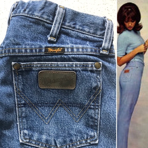 Vintage Denim - Vintage Cowboy cut Wrangler denim high waist jeans